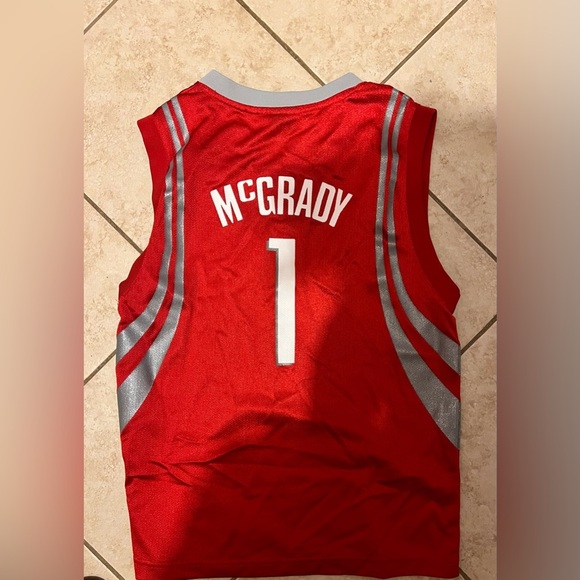 Vintage Houston Rockets Tracy McGrady #1 Reebok Youth Jersey โ Medium (10-12) - Picture 4 of 4